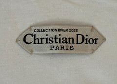 Dior Long Sleeved Tee Shirt white sz XL