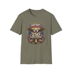 US America 250 Years Strong T-Shirt (1776–2026) | Patriotic Eagle Graphic Tee