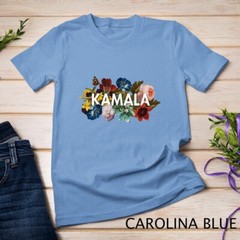 Kamala Harris Vintage Floral Feminine First Female President Unisex T-shirt