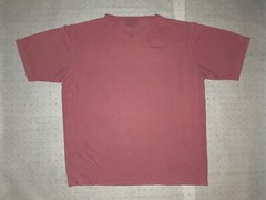 Versace V2 Mens Mesh T Shirt XL Salmon Color Rayon Nylon Mix Made in Italy