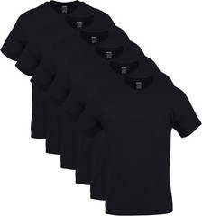 Gildan Men’s XL Black X-Large Crew 100% Cotton, Style G1100