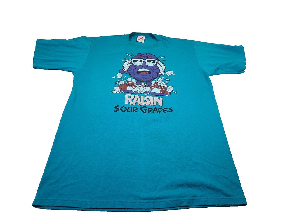 Vintage California Raisins Shirt Mens XL Sour Grapes Classic 80s 90s Americana