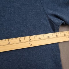 Apt 9 Shirt Mens Large L Short Sleeve V Neck Stretch Premier Flex Pullover Blue