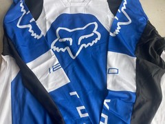 Fox Racing 180 Racing Mens Blue White Black Colorblock Lux Jersey Size 2XL New