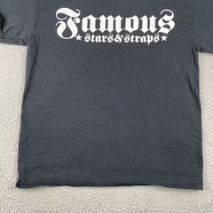 Famous Brand Jet L Black Shirt 100% Cotton Knit Classic Boxy Fit Classic Logo