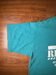Vintage Retiree Warning Knows It All Teal Graphic T Shirt XL USA 12