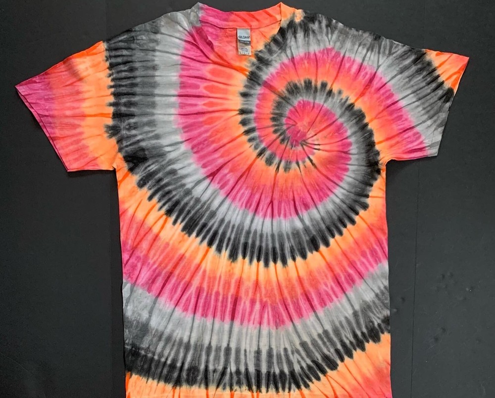 *New* 2XL – Sm Handmade Tie Dye, Candy Corn, Crew or V-Neck