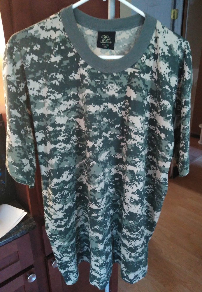 TEE SWING CAMMO T SHIRT 2XL COTTON/ POLY BLEND
