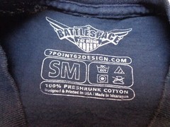 US Air Force ‘Flight’ 7.62 Design Battlespace Men’s T-Shirt Size Small FLAW
