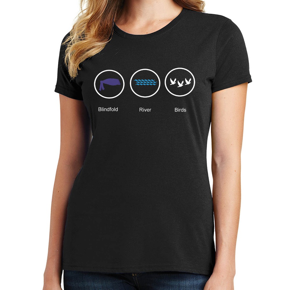 Survival Guide – Blindfold River Birds T-Shirt Bird box 2313