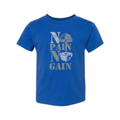 Unisex No Pain No Gain Graphic T-Shirt With Dumbbell Design For Gym Workouts And