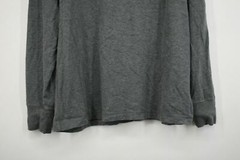 Cremieux Mens Crew Neck Gray Long Sleeve Cotton 71 Embroidered Shirt Sz XL
