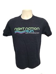 Night Nation Run The Running Music Festival Adult Small Black TShirt