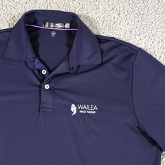 Ralph Lauren RLX T Shirt Men’s M Blue Polo Wicking Golf Maui Hawaii Long Sleeve