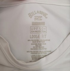 Billabong Mens Upf 50+ Sun Protection Loose Fit White Shirt Size XL