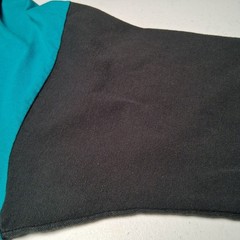 Vintage 1990s Colorblock T Shirt L Blue Black Single Stitch Grunge Skate READ