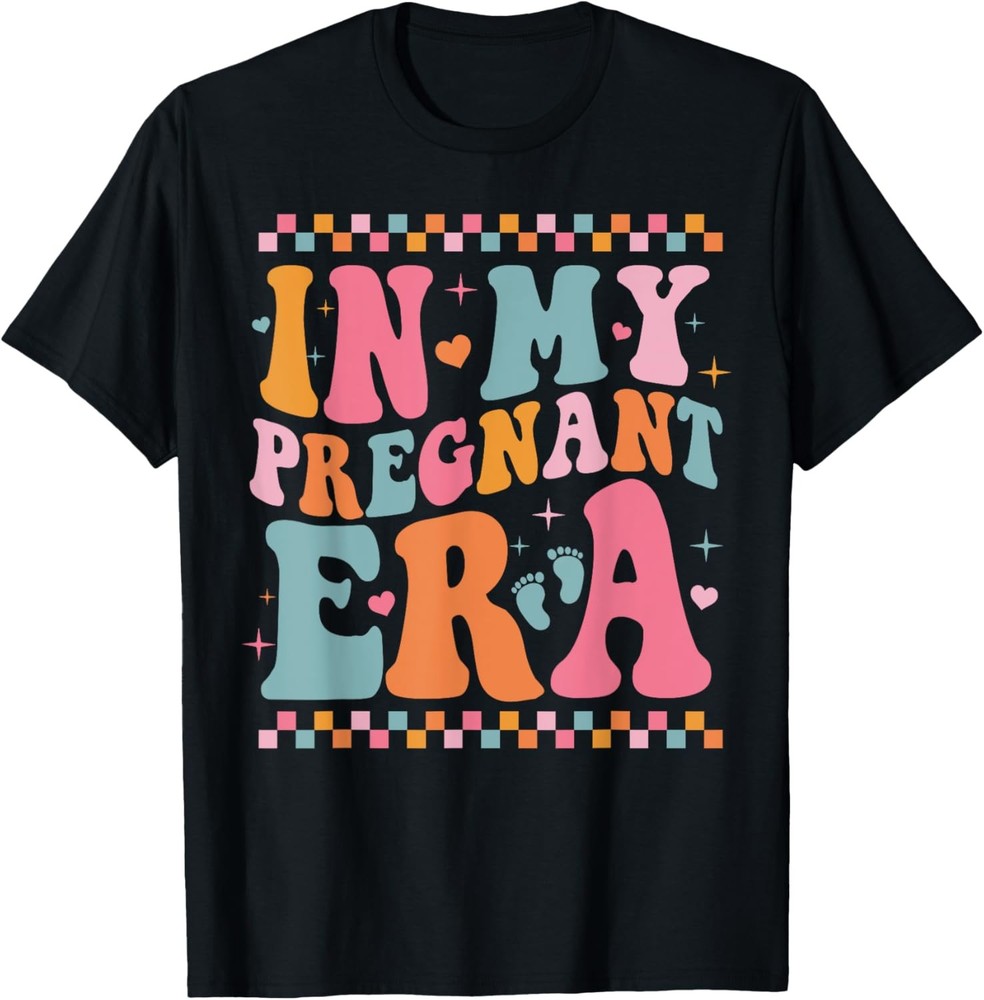 In My Pregnant Era Funny Pregnancy Announcement Pregnant T-Shirt
