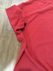 Vintage Bruce Lee Shirt Mens L Red 90s Movie Promo Has Been Cropped