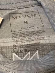 NEW WITH TAGS! MAVEN SUPER SOFT SAILER S T Shirt Tee Blue Mens Medium Comfy!