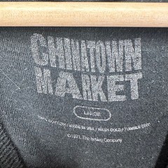 Chinatown Market T-Shirt Mens Large Black Racing Gear Graphic Tee Y2K Nascar