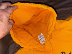 GILDAN heavy blend 2XL CATCH A RIDE TO SCHOOL YELLOW LS HOODED SWEATSHIRT NNT