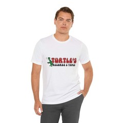 Vintage Turtles Record & Tapes Store Logo Unisex Jersey Short Sleeve T-Shirt