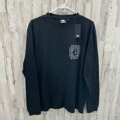 New! Dickies ASOS Marbury Black Long Sleeve Tshirt Mens Size Medium