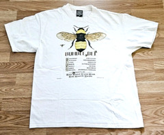 Vintage 90s Bumble Bee Insect Anatomy Art Novelty T Shirt Size XL
