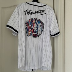 Headgear Classics HGC Bad Boy Records Notorious B.I.G. Baseball Jersey Size L