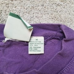 Vintage Levi Strauss Shirt Mens Medium Embroidered Logo Purple