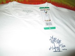 HANG TEN 10 SURF CO. CALIFORNIA LIFESTYLE CULTURE PALM TREES L/S T-SHIRT-XL-NEW