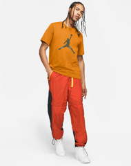 Nike Air Jordan Jumpman Mens Tee Shirt Orange Size S-2XL Casual Sportswear Top