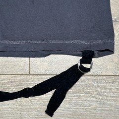 Helmut Lang Meatpacking Crewneck T Shirt Gray Large NYC Designer Tee