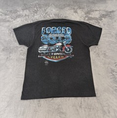 Vintage 80’s 3D Emblem Harley Davidson Rolling Thunder T-Shirt Men’s Size Large