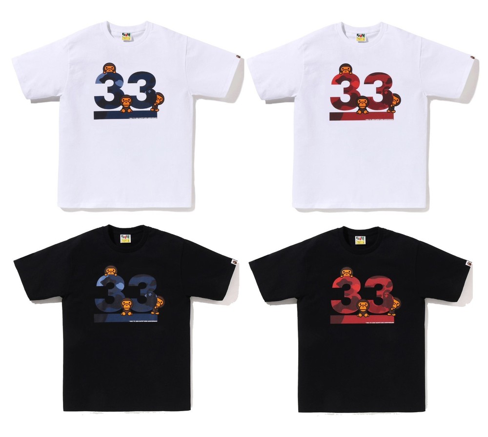 A BATHING APE Men’s A BATHING APE 33RD ANNIV. BABY MILO TEE 2M20110006 /r