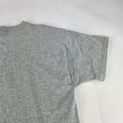 Here Fishy Fishy Embroidered Fishing Size XL Fruit Of The Loom T-Shirt Mens Gray