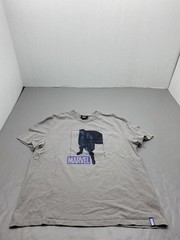 Marvel Black Panther Shirt Mens XL Gray Graphic Tee Superhero Comics Movie