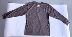 Costa Del Mar T-Shirt Top Men’s Size Large L Long Sleeve Logo 100% Cotton Gray