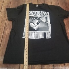 Star Wars Mens Shirt Black Size L Large Darth Vader Death Star Support Group