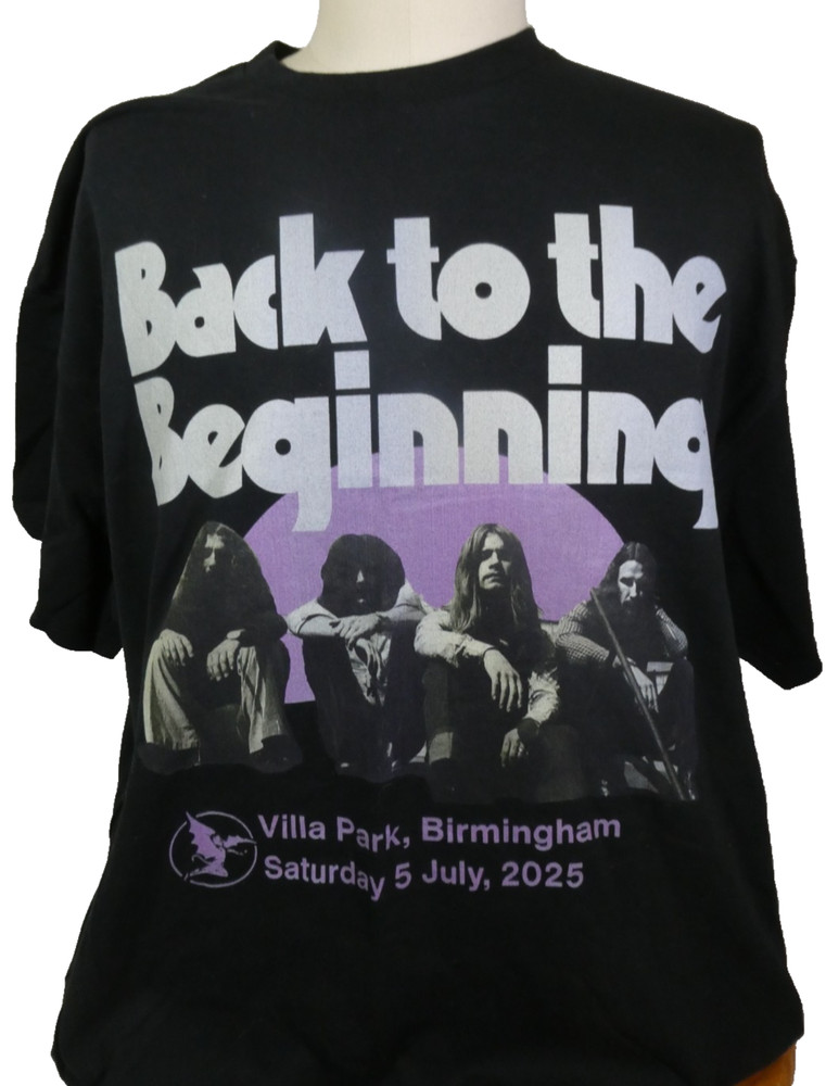 Back To The Beginning Birmingham July 5 2025 Sabbath Ozzy Graphic T-Shirt 2XL XX