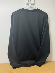 Wrangler ATG Mens L Black Long Sleeve Performance Shirt Zip Pocket Waffle Knit