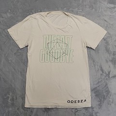 Odesza The Last Goodbye Shirt Mens Extra Small Tan Concert Tour EDM Music Merch