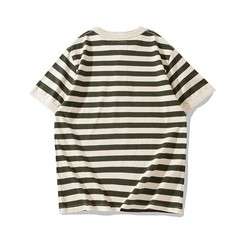 Mens Sailor’s Shirt Striped T-Shirt Retro Classic Henry Short Sleeve Cotton TEE