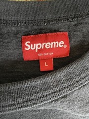 Rare SUPREME FW20 2020 Shoulder Arc Spell Out T Shirt Streetwear Black Large Fad