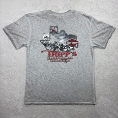Harley-Davidson Shirt Mens XL Gray Legendary Motorcycles Tripp’s Amarillo TX Tee