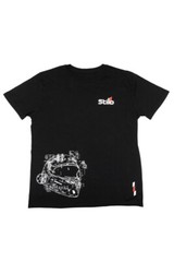 Stilo Black T-Shirt XS-XXXL 100% Cotton