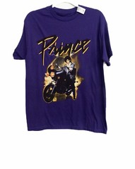 The Prince Estate Official & Approved Mens Navy Blue T-Shirt Crew Neck Cotton M