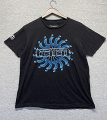 Tool Band T Shirt Mens Medium Black Graphic Spiral Logo Los Angeles California