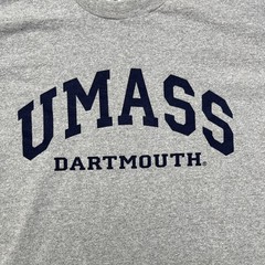 VTG 90s UMass Dartmouth Cotton Rayon Single Stitch T-shirt Made in USA XL Superb