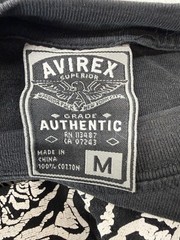 Men’s Size Medium Avirex Fighting Tigers T Shirt Black Short Sleeve Y2K